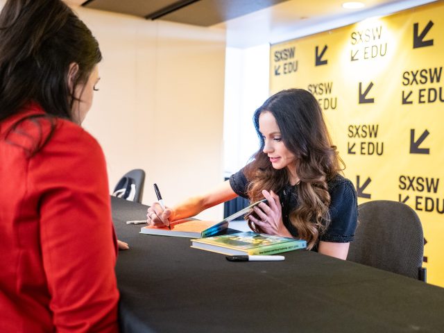 Emily Calandrelli Book Signing - SXSW EDU 2025 - Photo by Caleb Pickens Emily Calandrelli Book Signing - SXSW EDU 2025 - Photo by Caleb Pickens